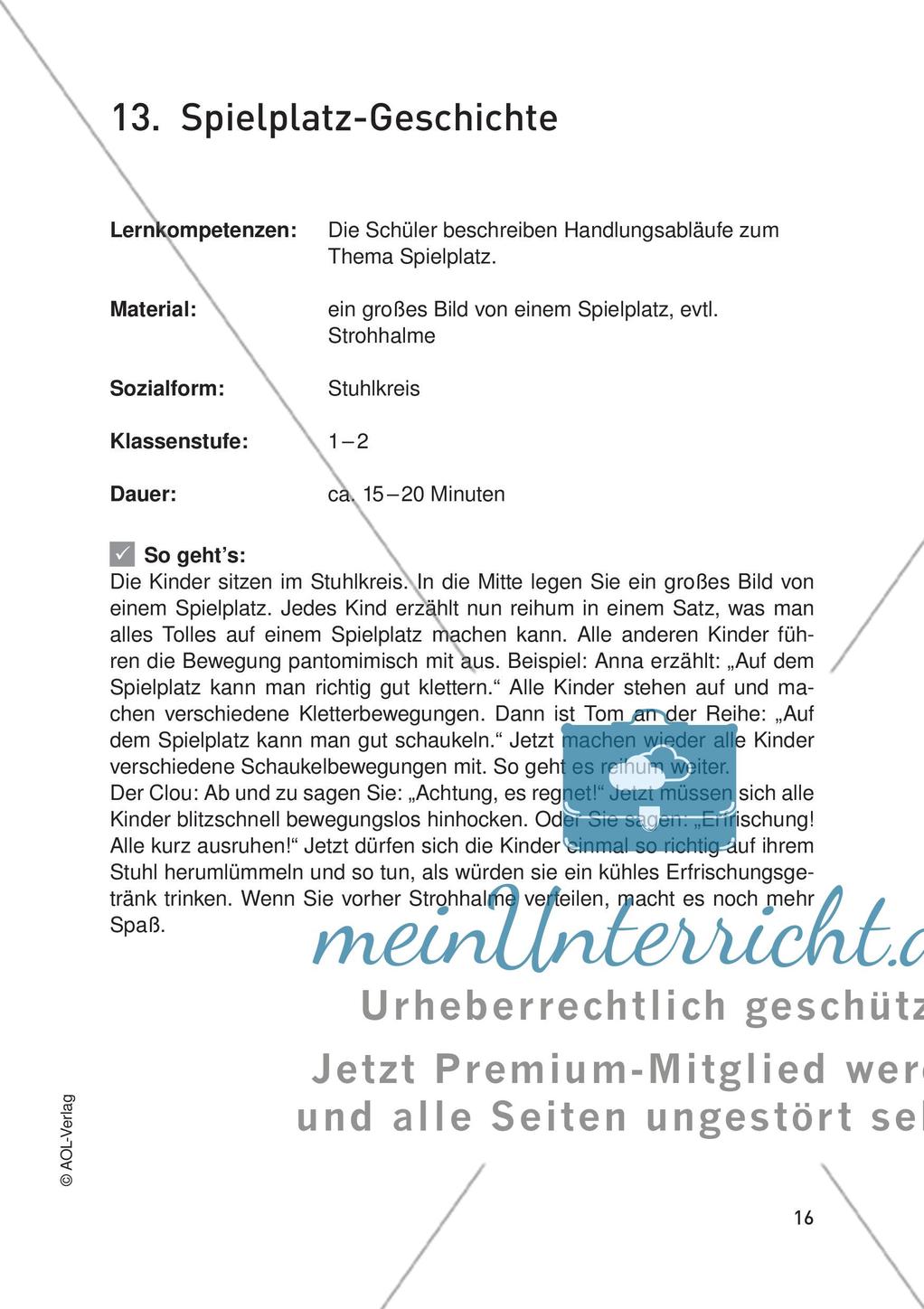 Bewegungsangebote für alle Kompetenzbereiche: Teil 1 Preview 18