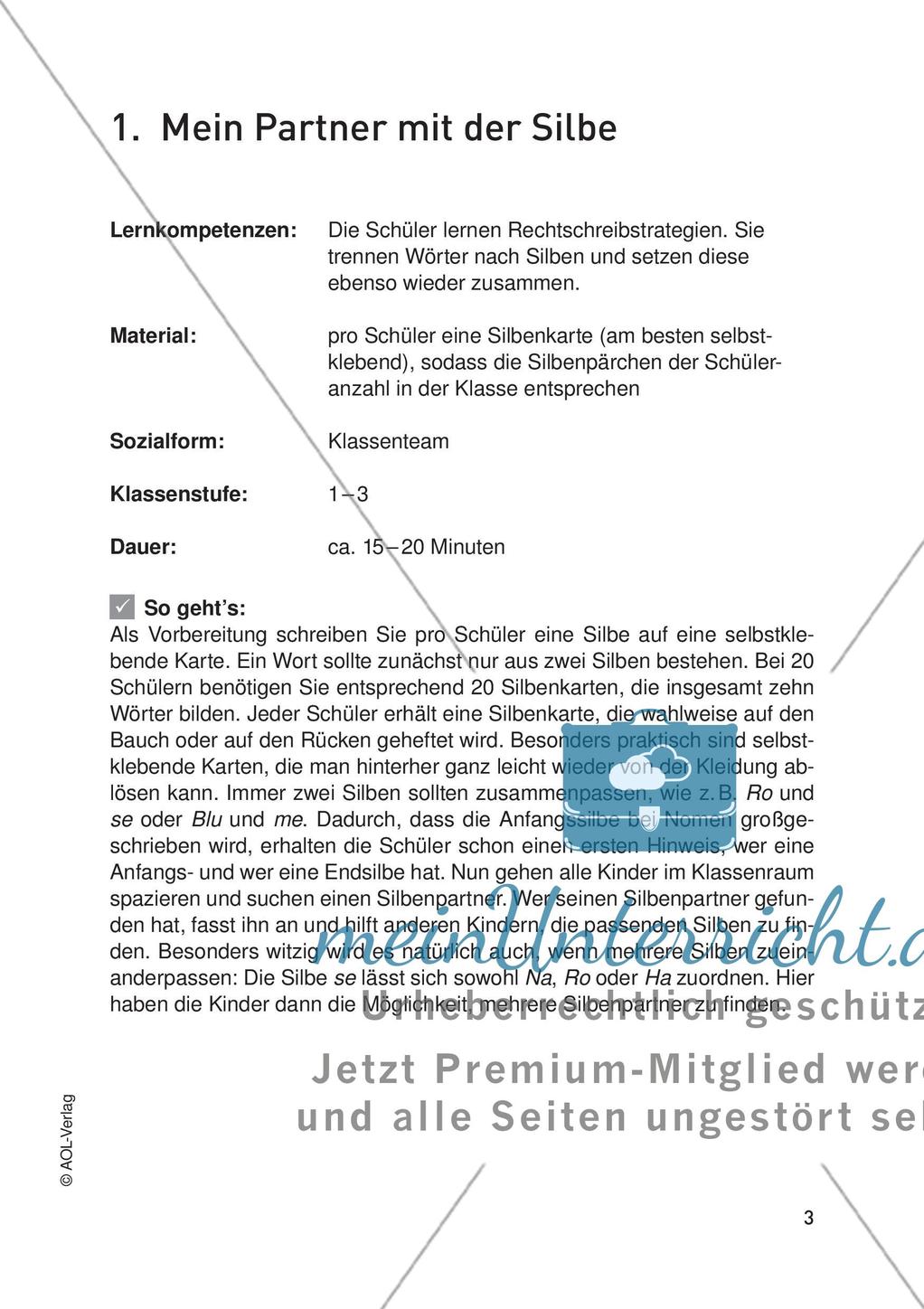 Bewegungsangebote für alle Kompetenzbereiche: Teil 1 Preview 5