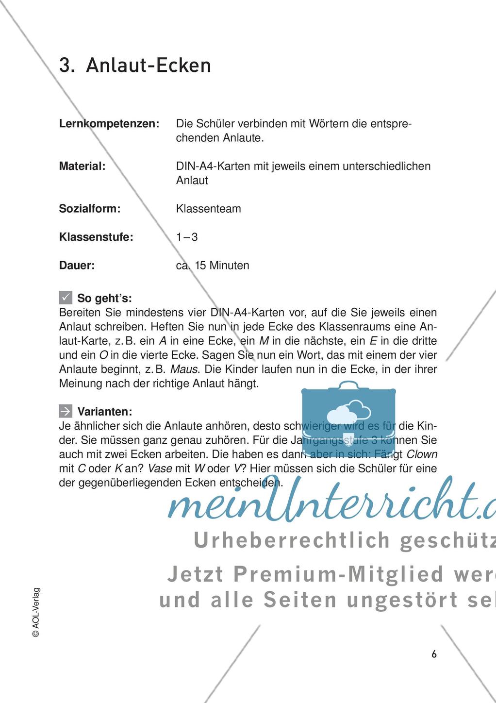Bewegungsangebote für alle Kompetenzbereiche: Teil 1 Preview 8