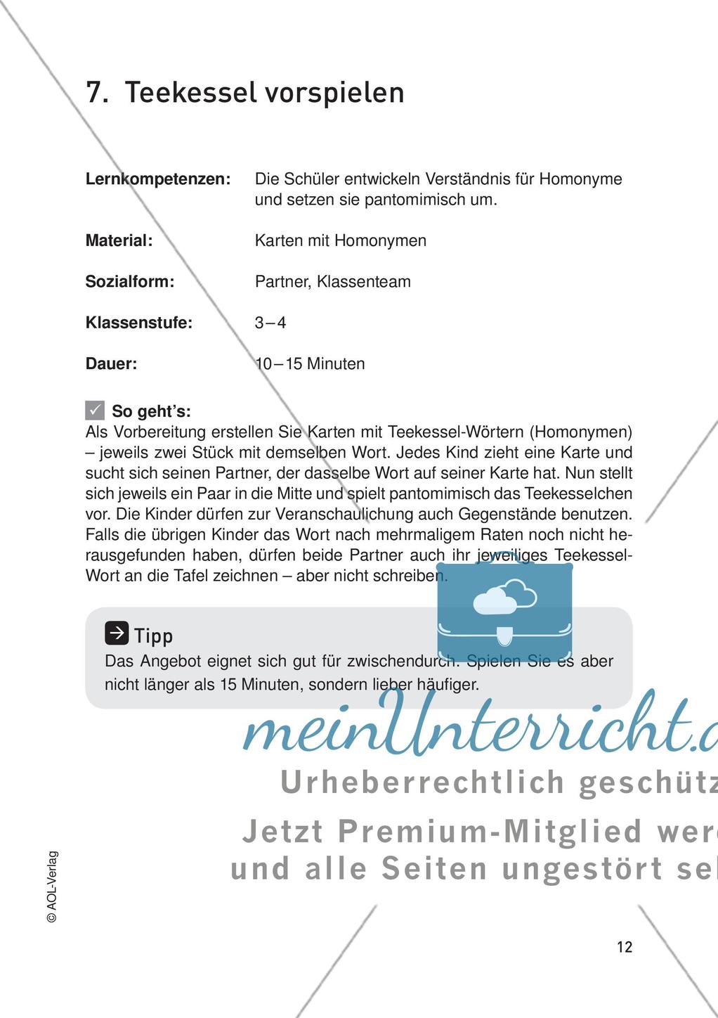 Bewegungsangebote für alle Kompetenzbereiche: Teil 3 Preview 14