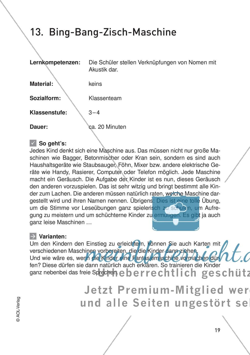 Bewegungsangebote für alle Kompetenzbereiche: Teil 3 Preview 21