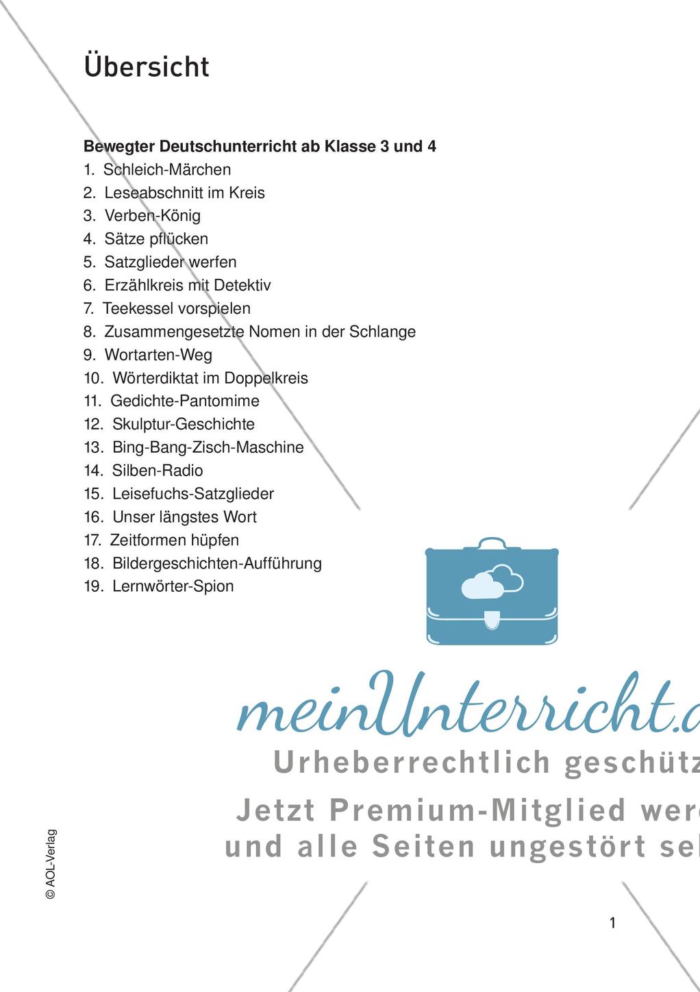 Bewegungsangebote für alle Kompetenzbereiche: Teil 3 Preview 3