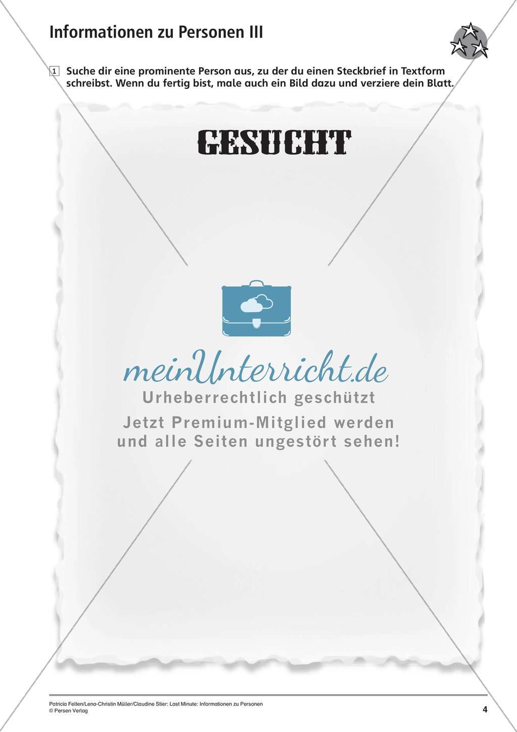 Erstellen eines Steckbriefs Preview 7
