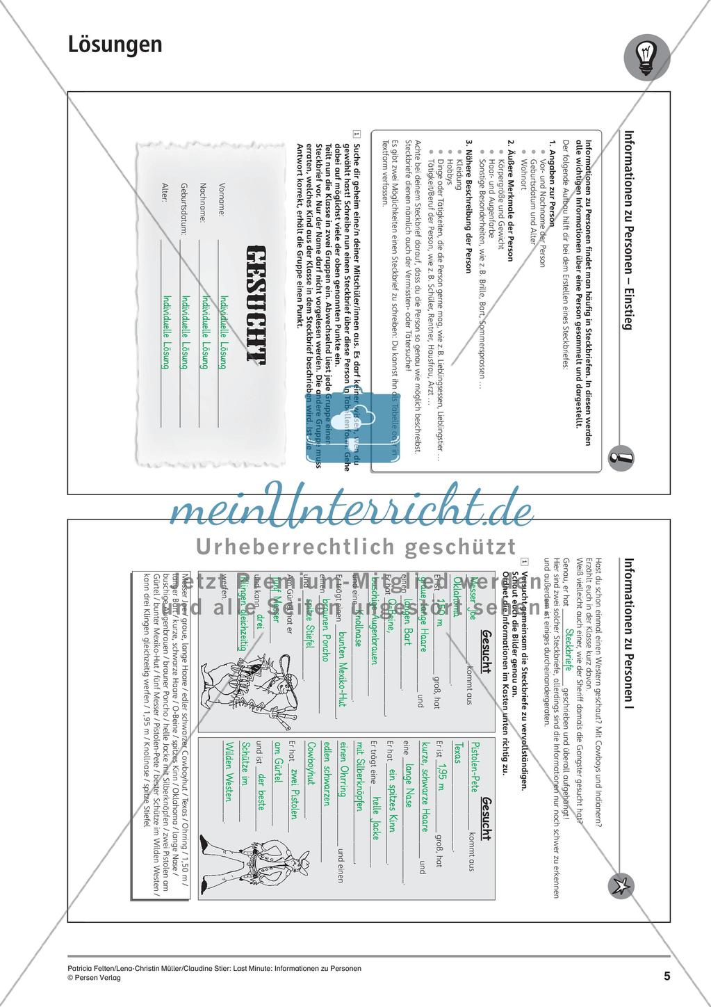 Erstellen eines Steckbriefs Preview 8