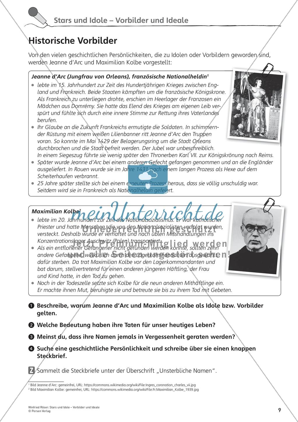 Stars, Idole, Vorbilder und Ideale Preview 11