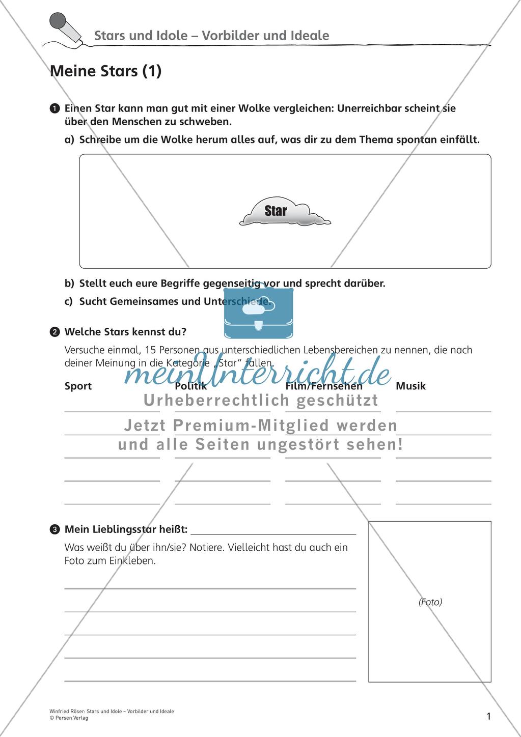 Stars, Idole, Vorbilder und Ideale Preview 3