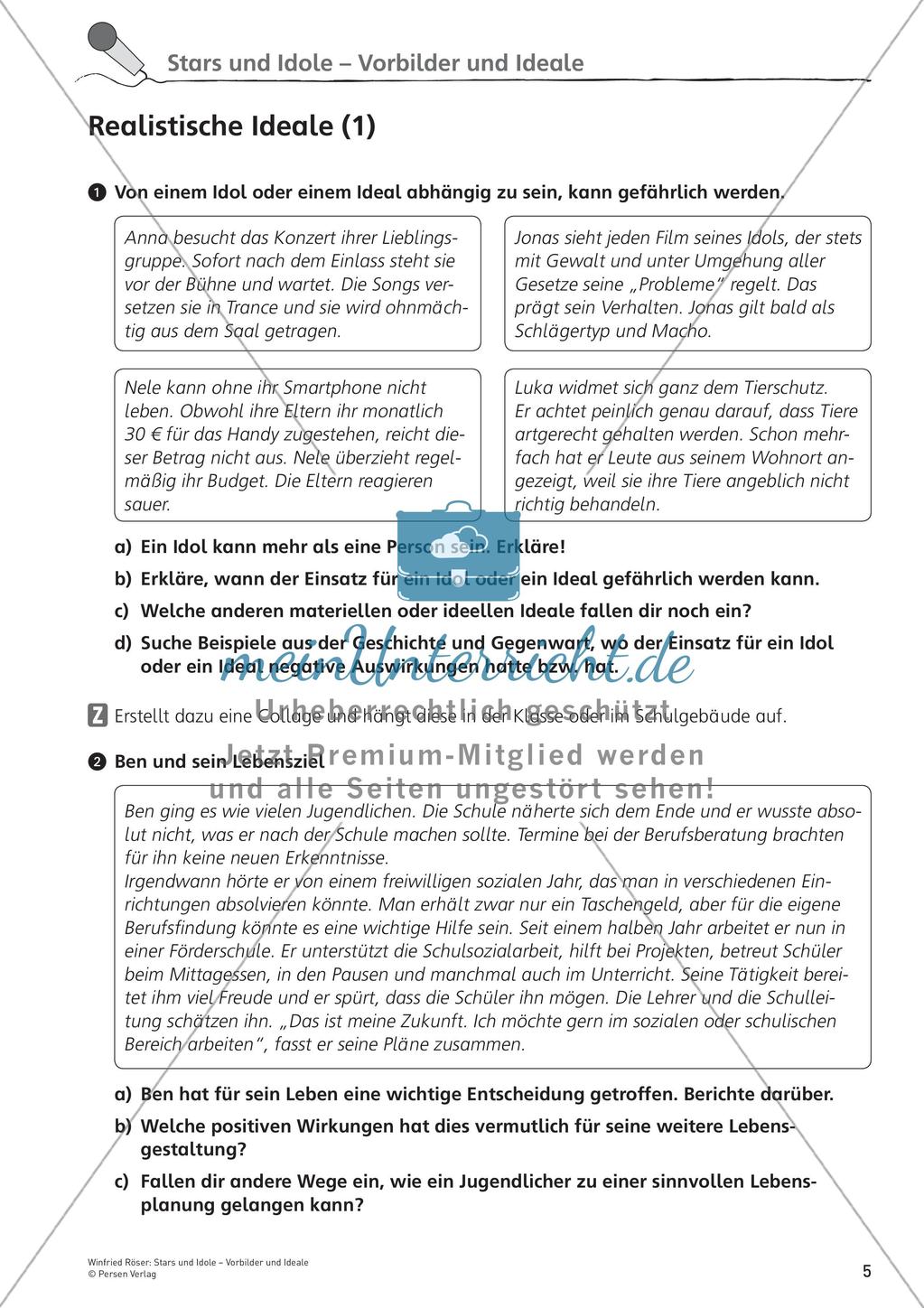 Stars, Idole, Vorbilder und Ideale Preview 7
