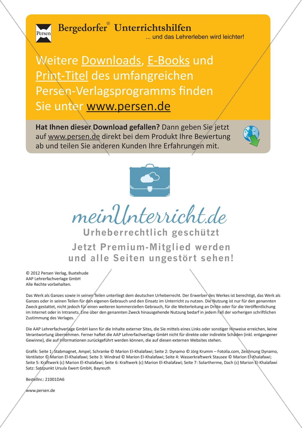 Grundwissen Energie: Elektrische Energie Preview 13
