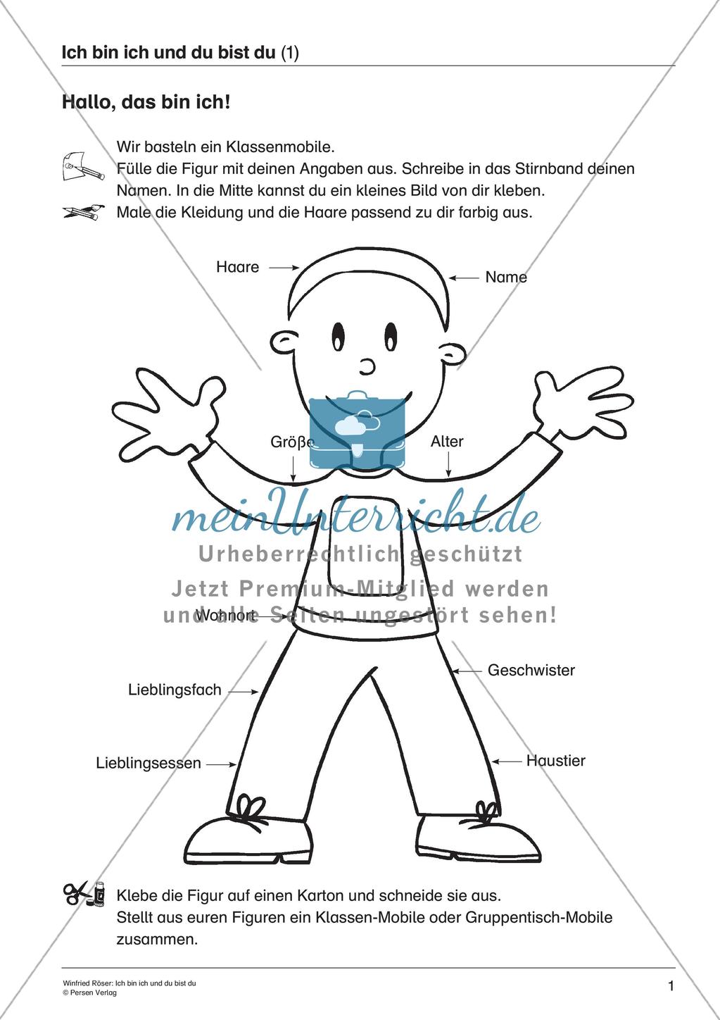 Fremdwahrnehmung übungen und selbst So siehst