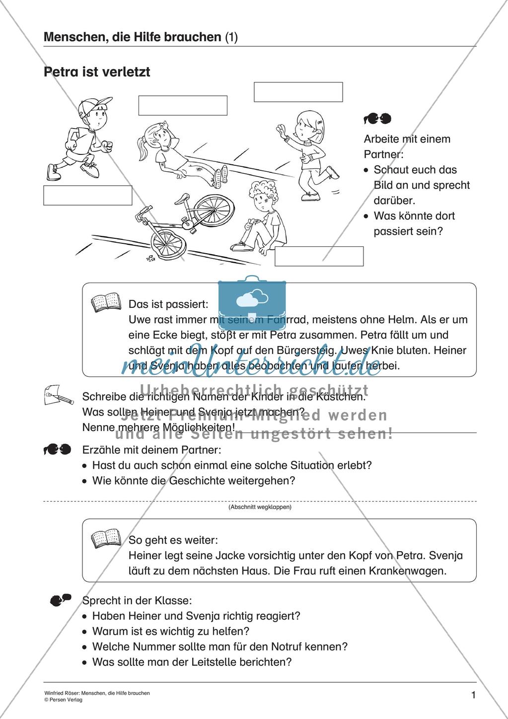 Hilfsbedürftigkeit von Menschen Preview 3