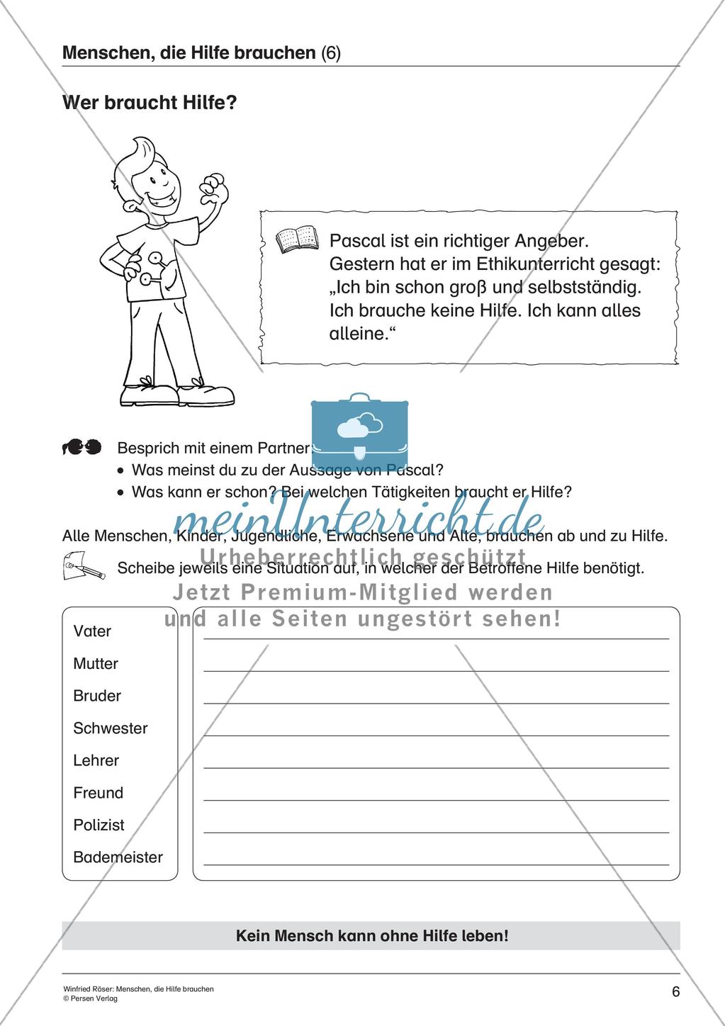 Hilfsbedürftigkeit von Menschen Preview 8