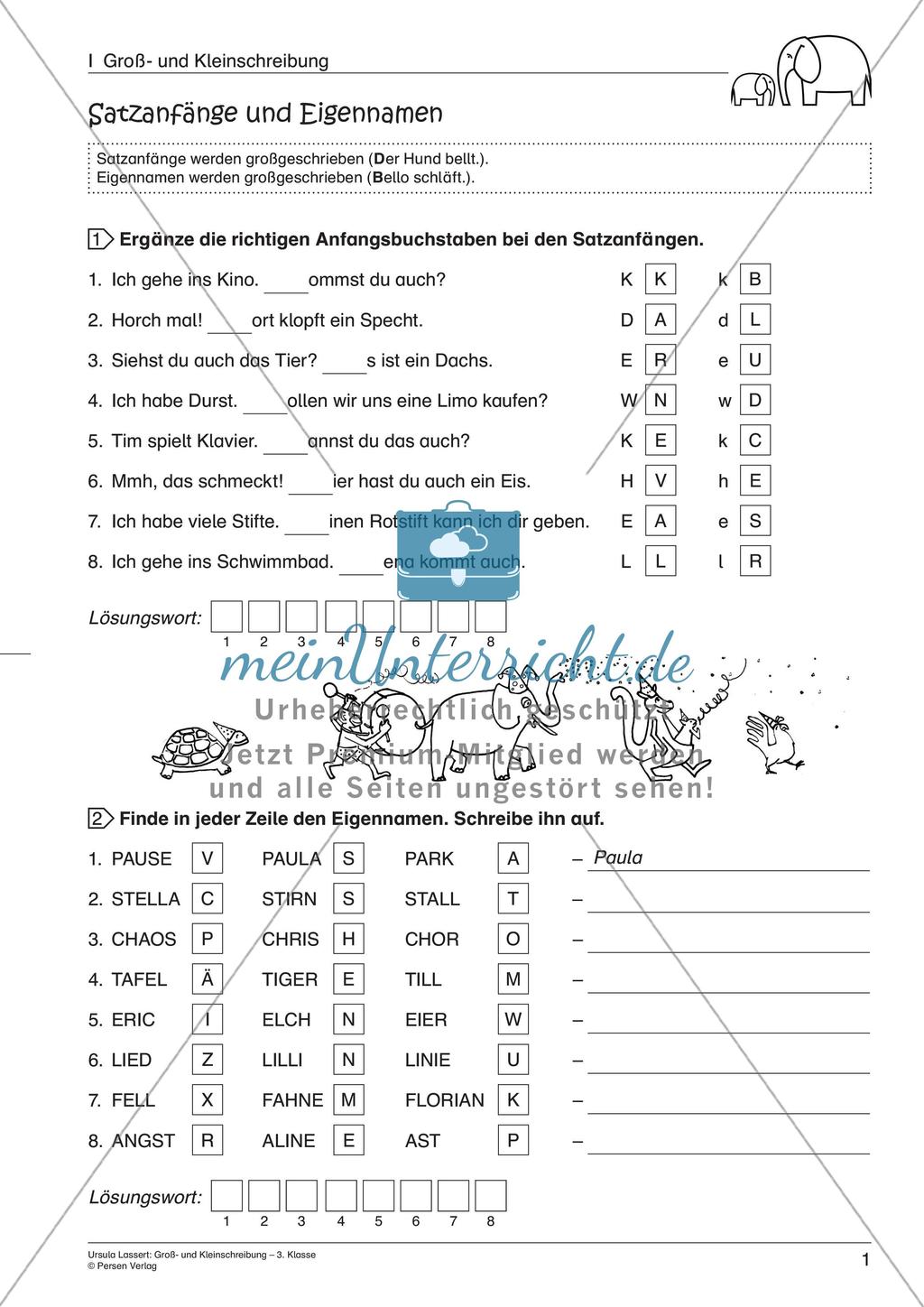 Groß- und Kleinschreibung Preview 3