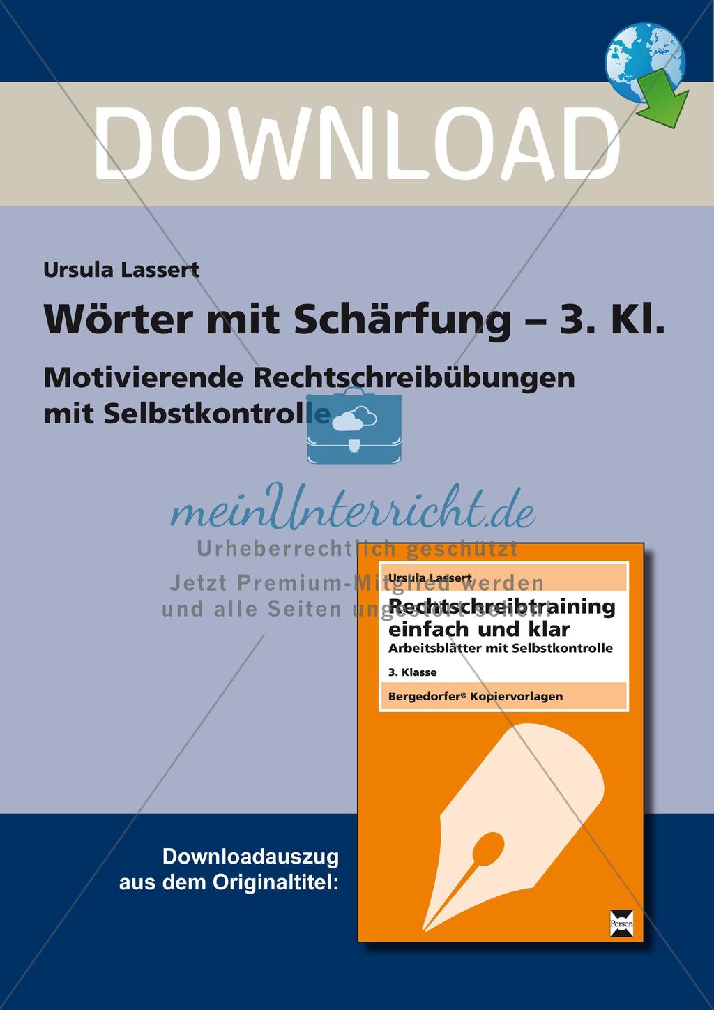 Wörter mit Schärfung Preview 1