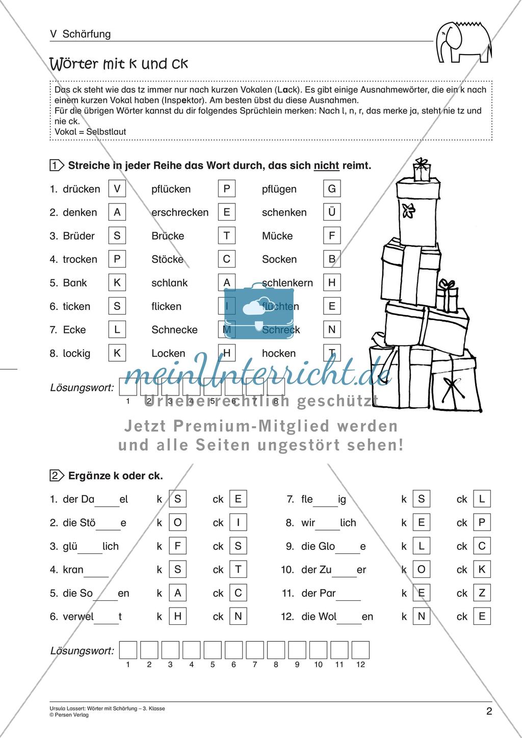 Wörter mit Schärfung Preview 4
