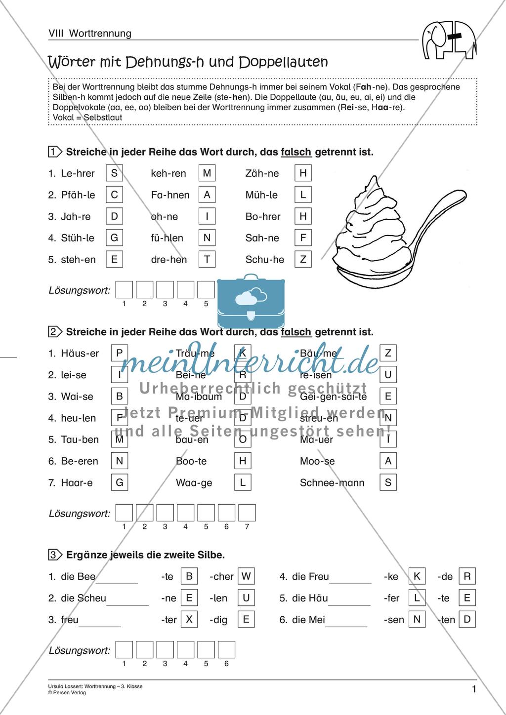 Worttrennung Preview 3