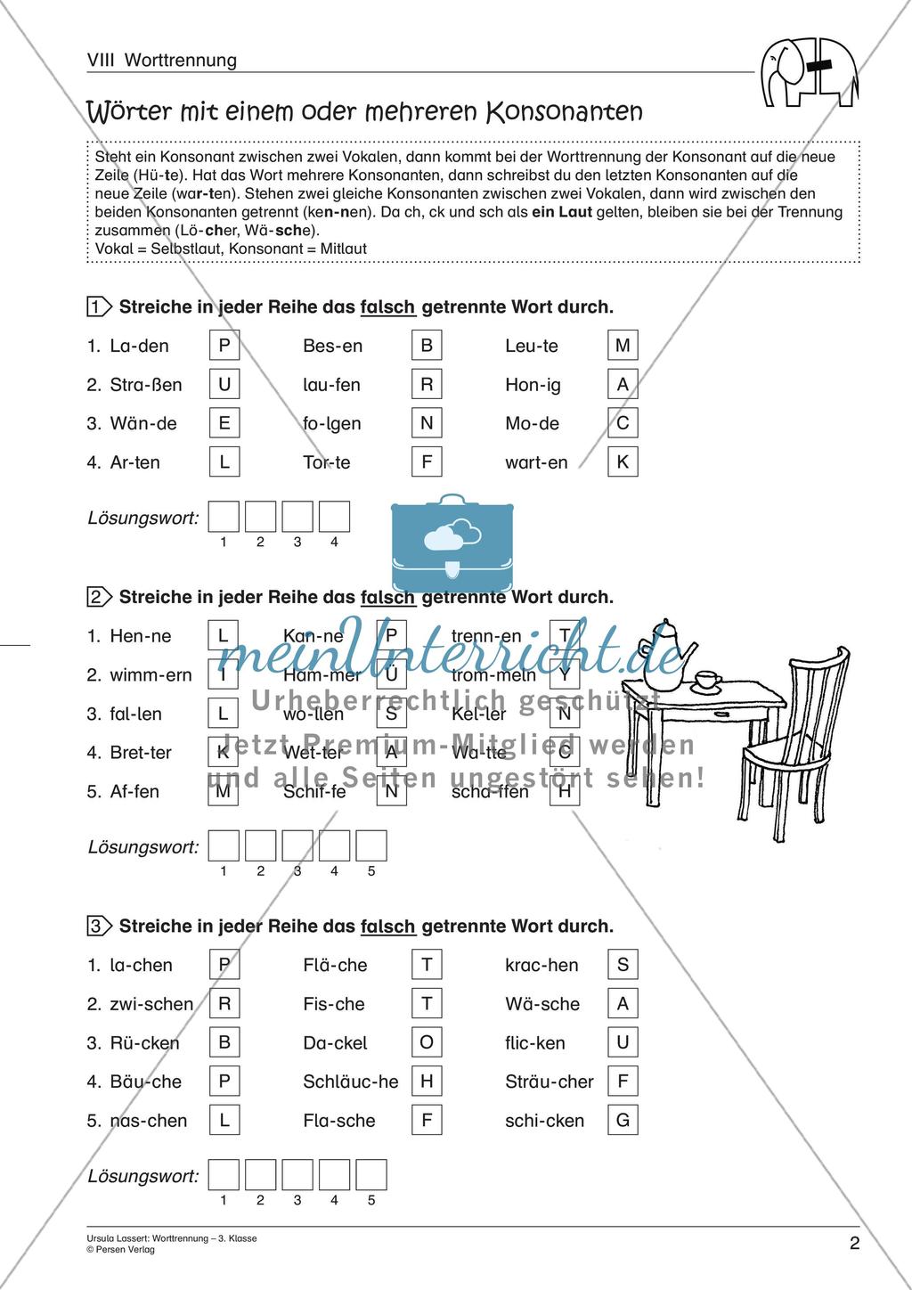 Worttrennung Preview 4