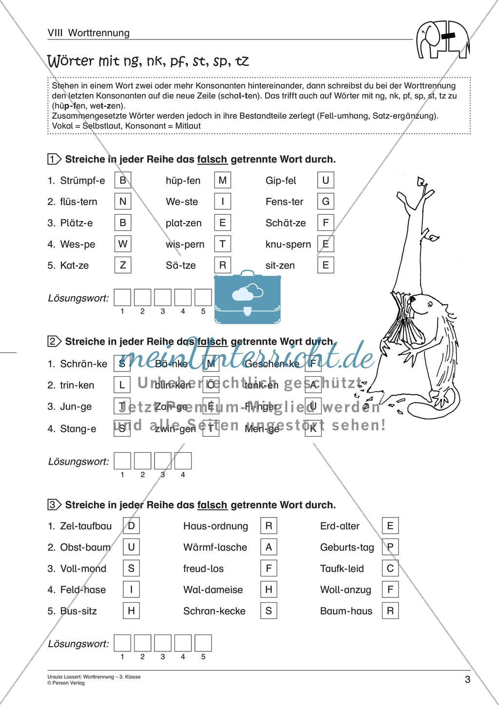 Worttrennung Preview 5