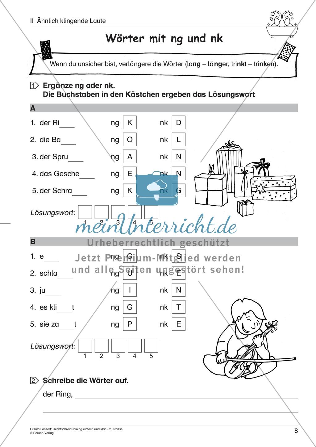 Wörter mit ähnlich klingenden Lauten Preview 10