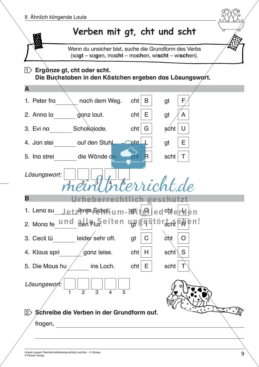 Wörter mit ähnlich klingenden Lauten Preview 11