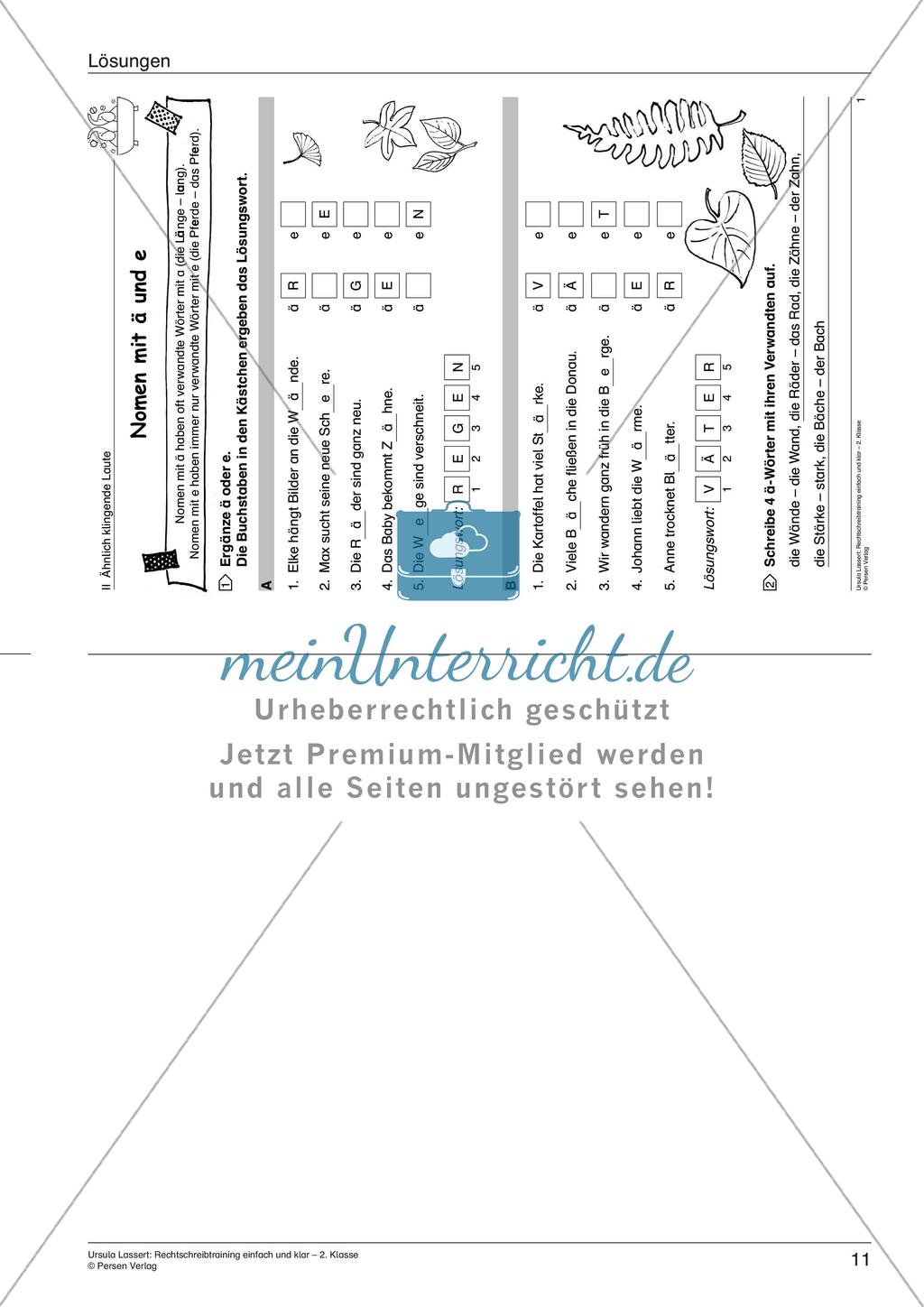 Wörter mit ähnlich klingenden Lauten Preview 13