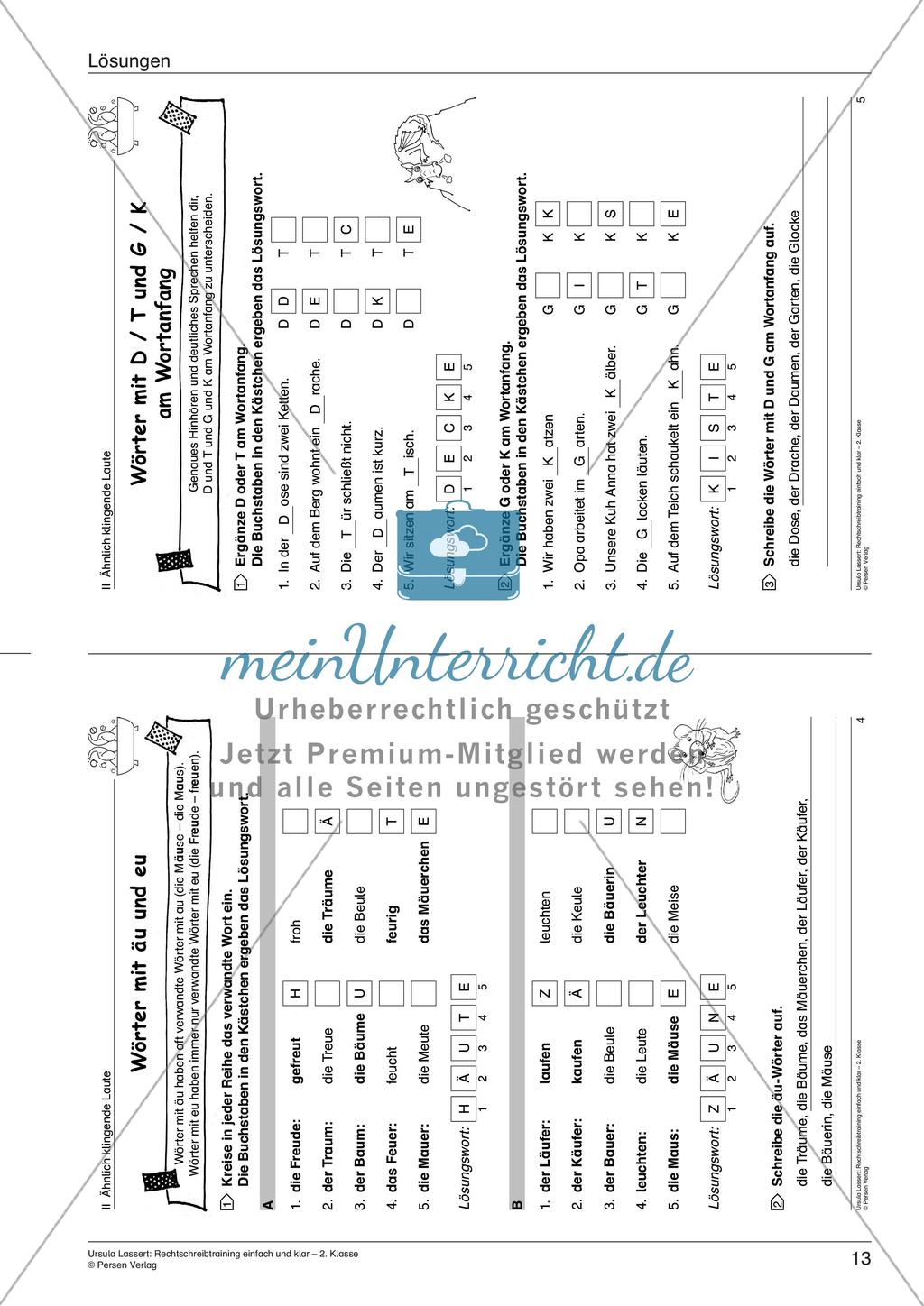 Wörter mit ähnlich klingenden Lauten Preview 15