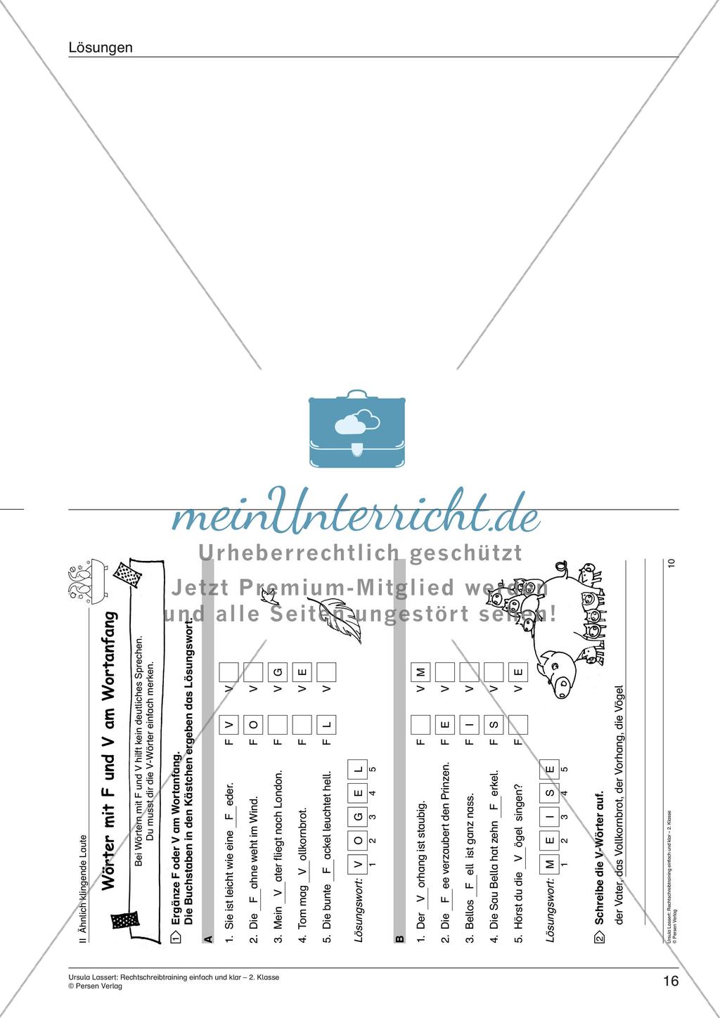 Wörter mit ähnlich klingenden Lauten Preview 18