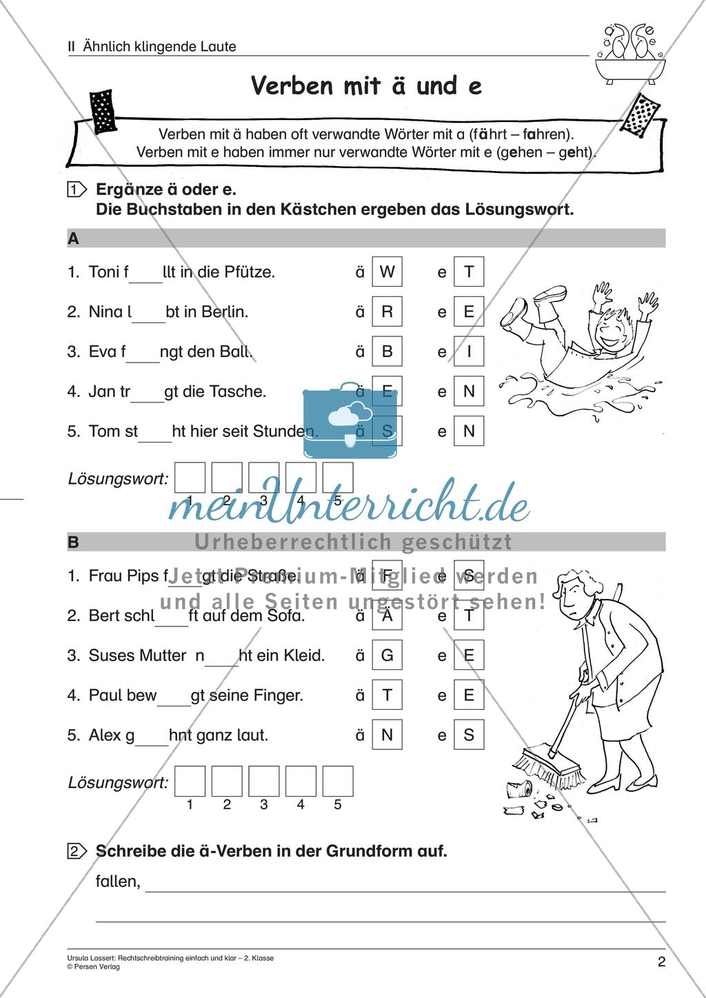 Wörter mit ähnlich klingenden Lauten Preview 4