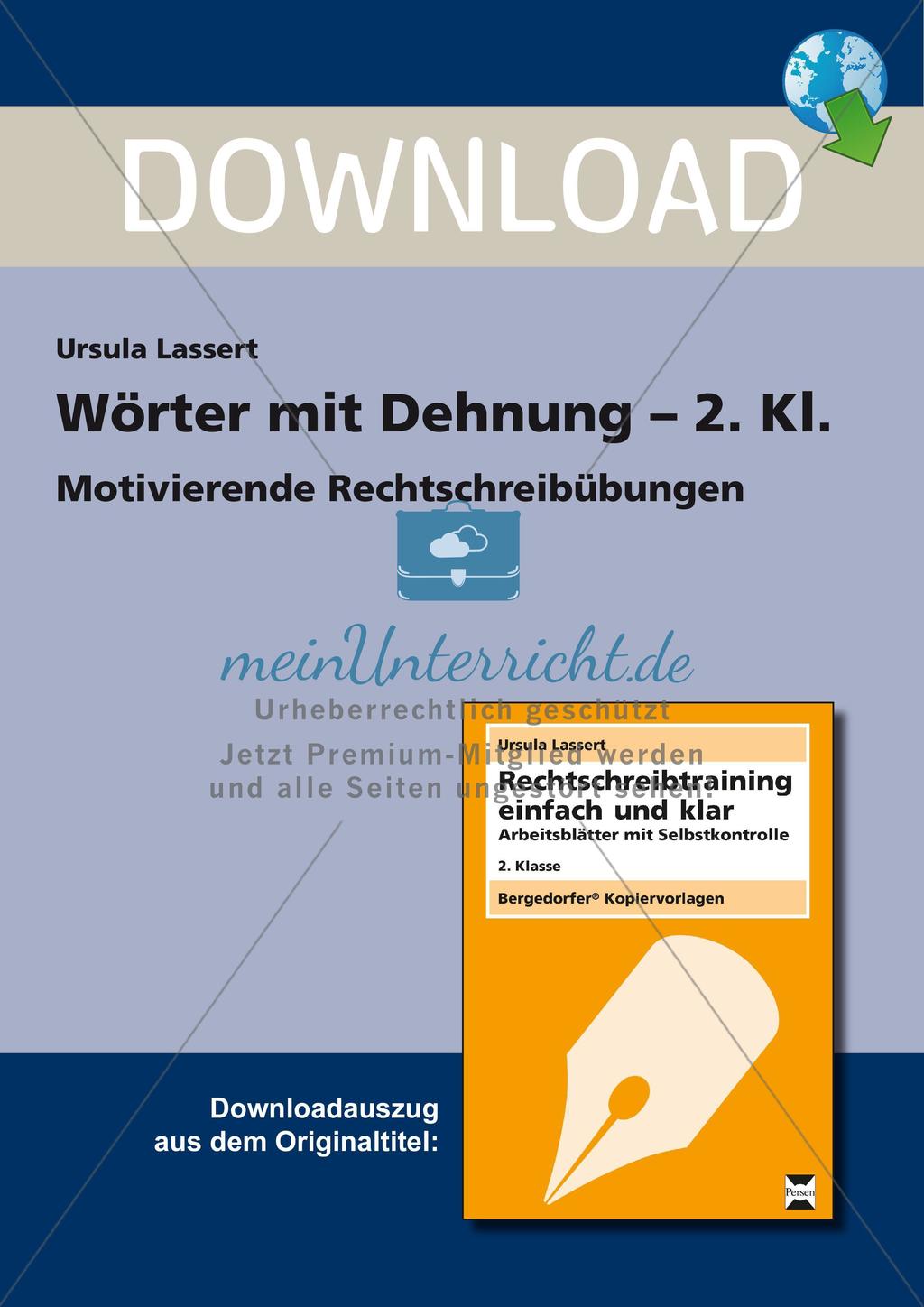 Wörter mit Dehnung Preview 1
