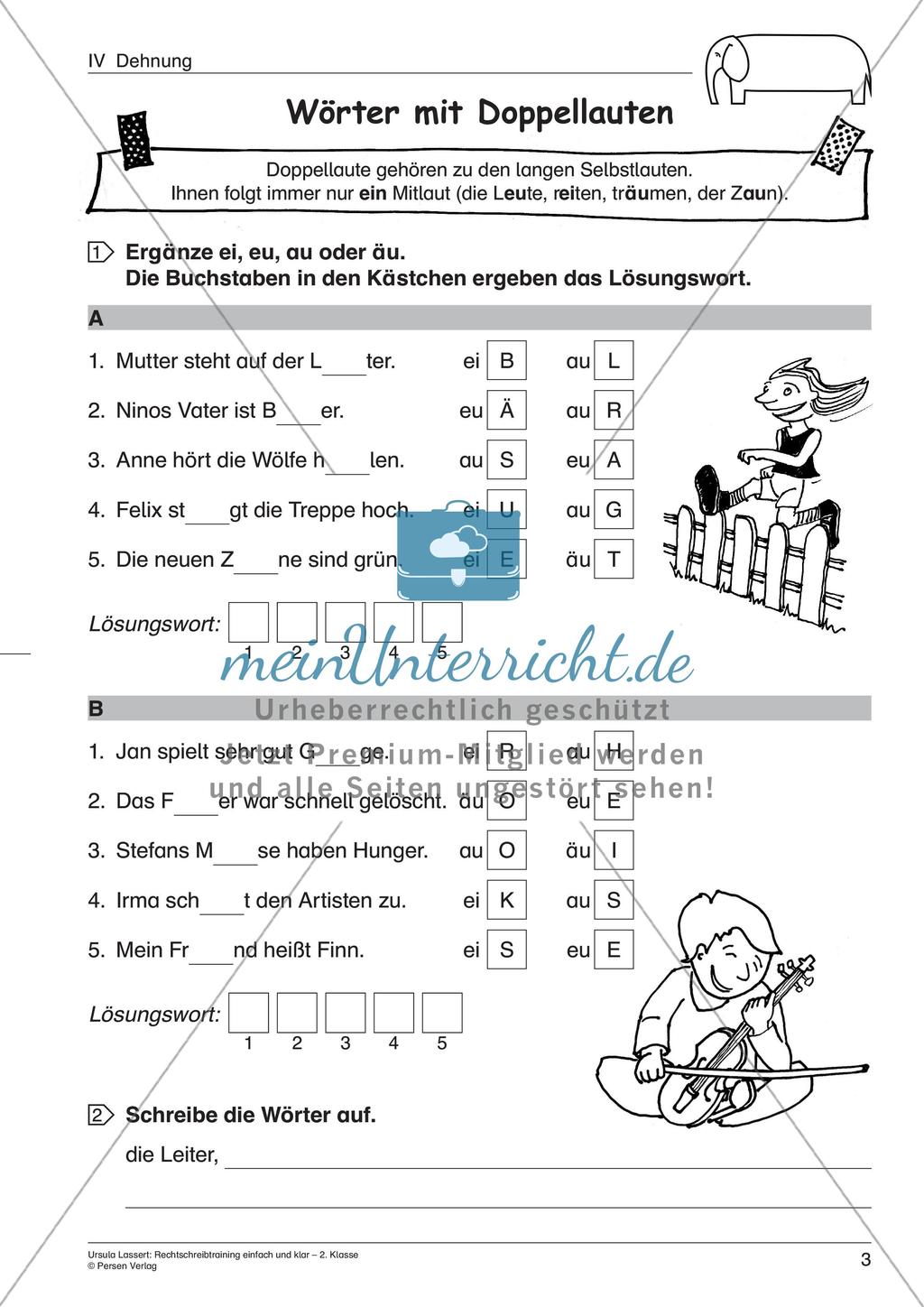 Wörter mit Dehnung Preview 5