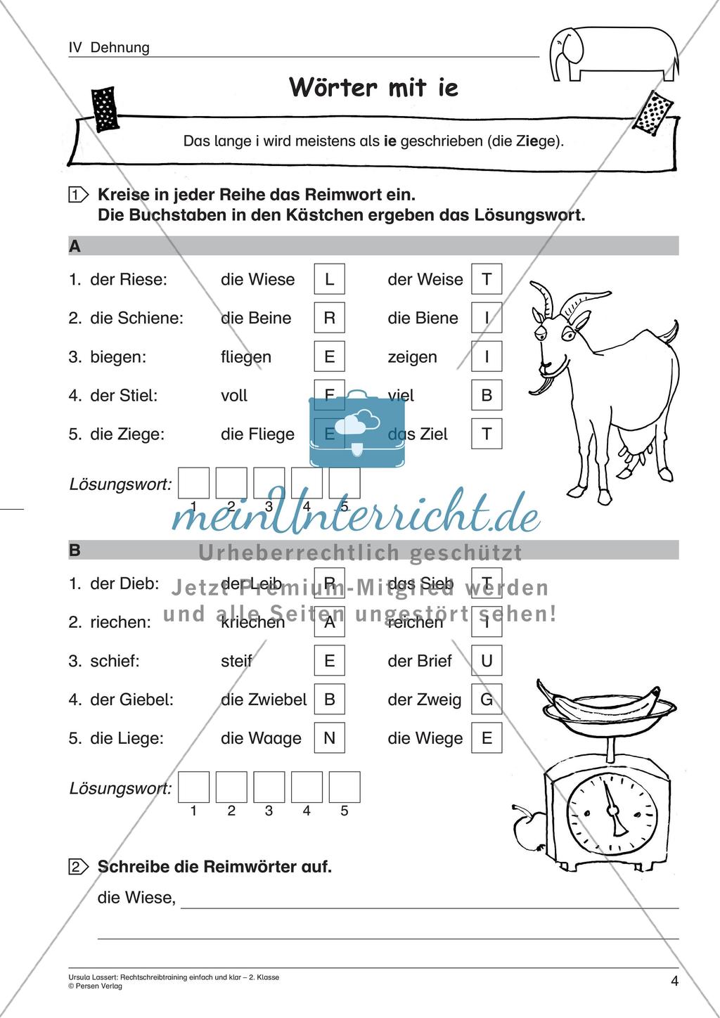 Wörter mit Dehnung Preview 6