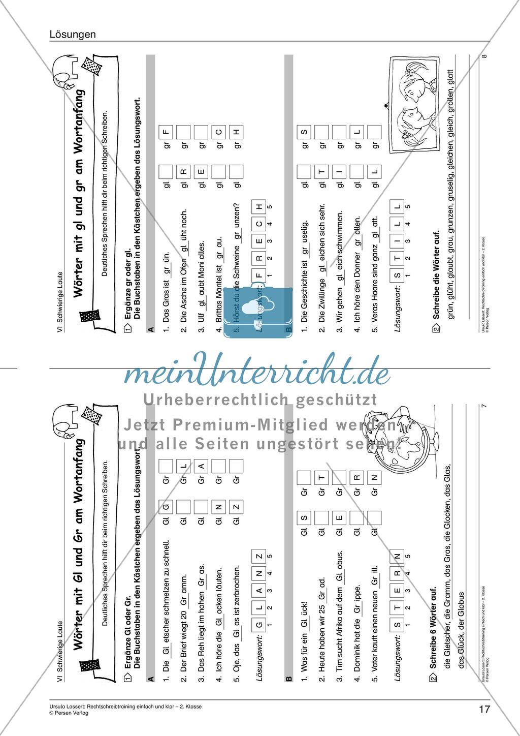 Wörter mit schwierigen Lauten Preview 19