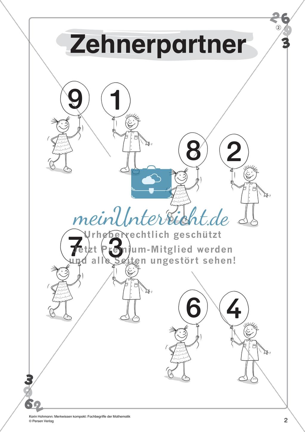 Merkwissen kompakt: Fachbegriffe der Grundrechenarten Preview 4