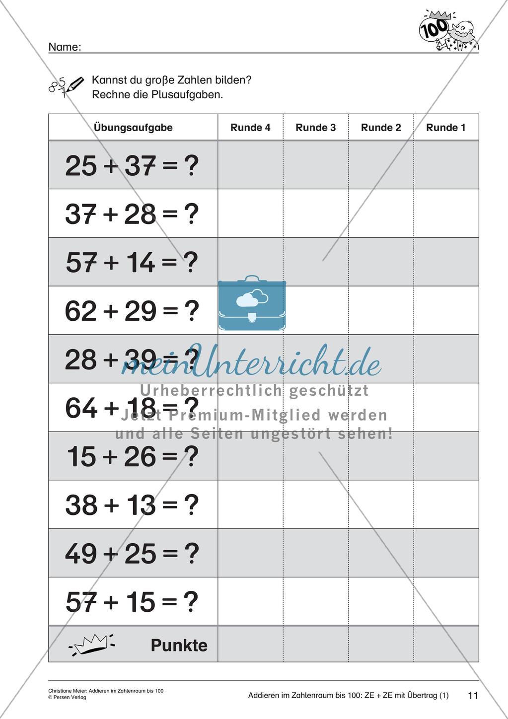 Addition im Zahlenraum bis 100 Preview 13