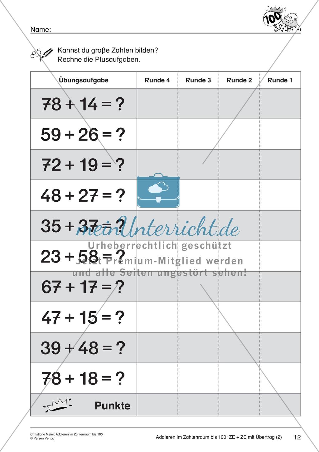 Addition im Zahlenraum bis 100 Preview 14