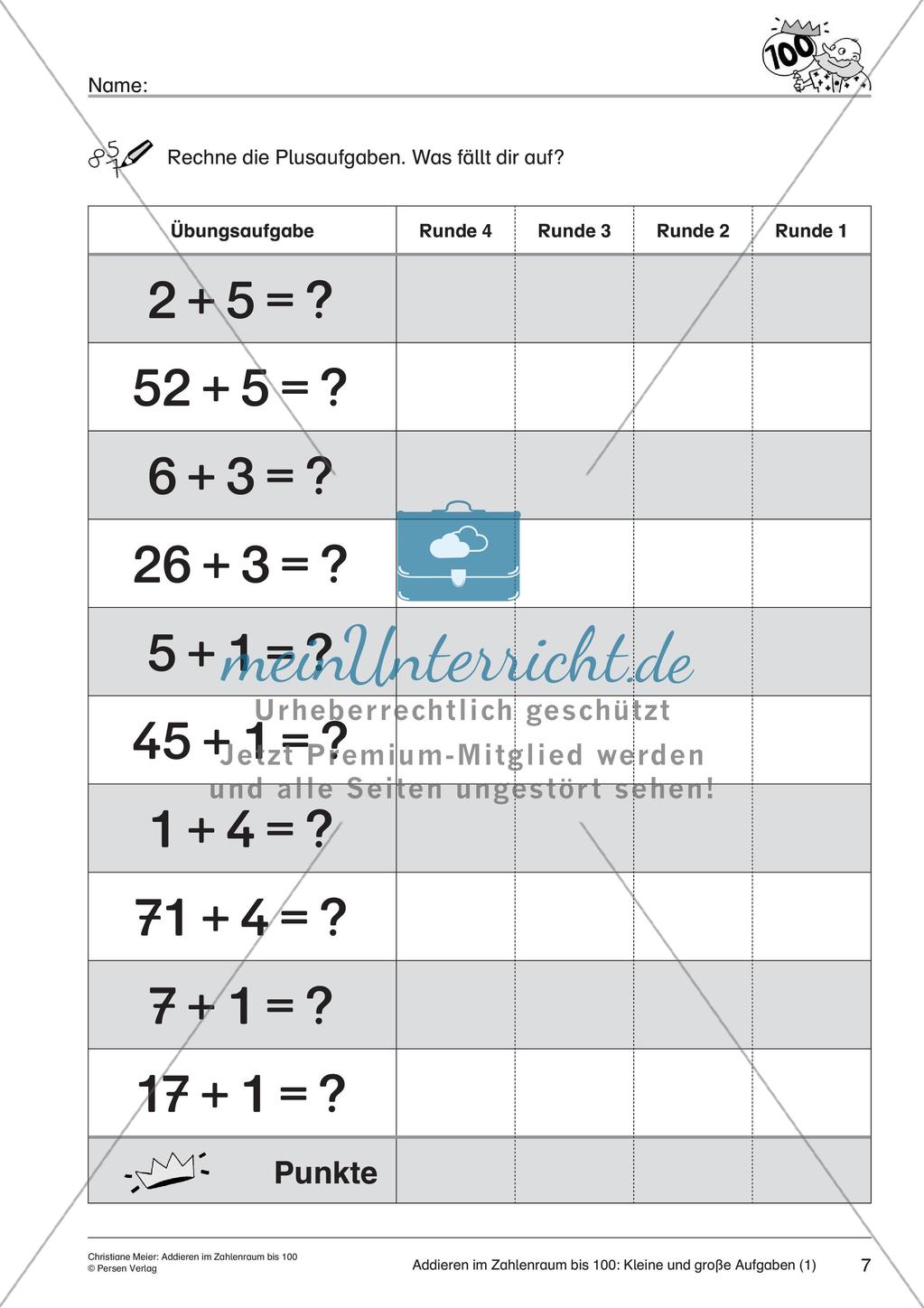 Addition im Zahlenraum bis 100 Preview 9