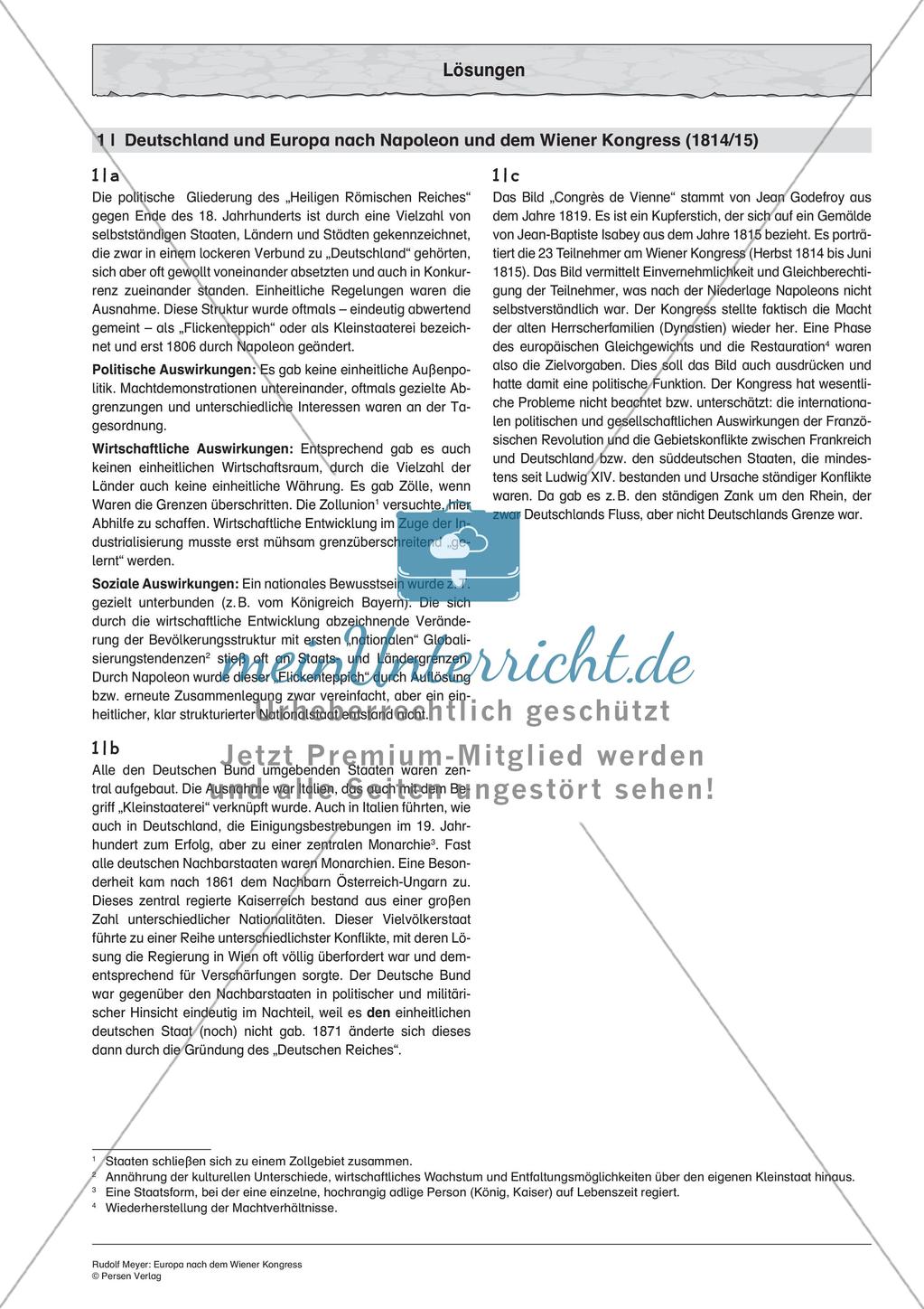 Europa nach dem Wiener Kongress Preview 6