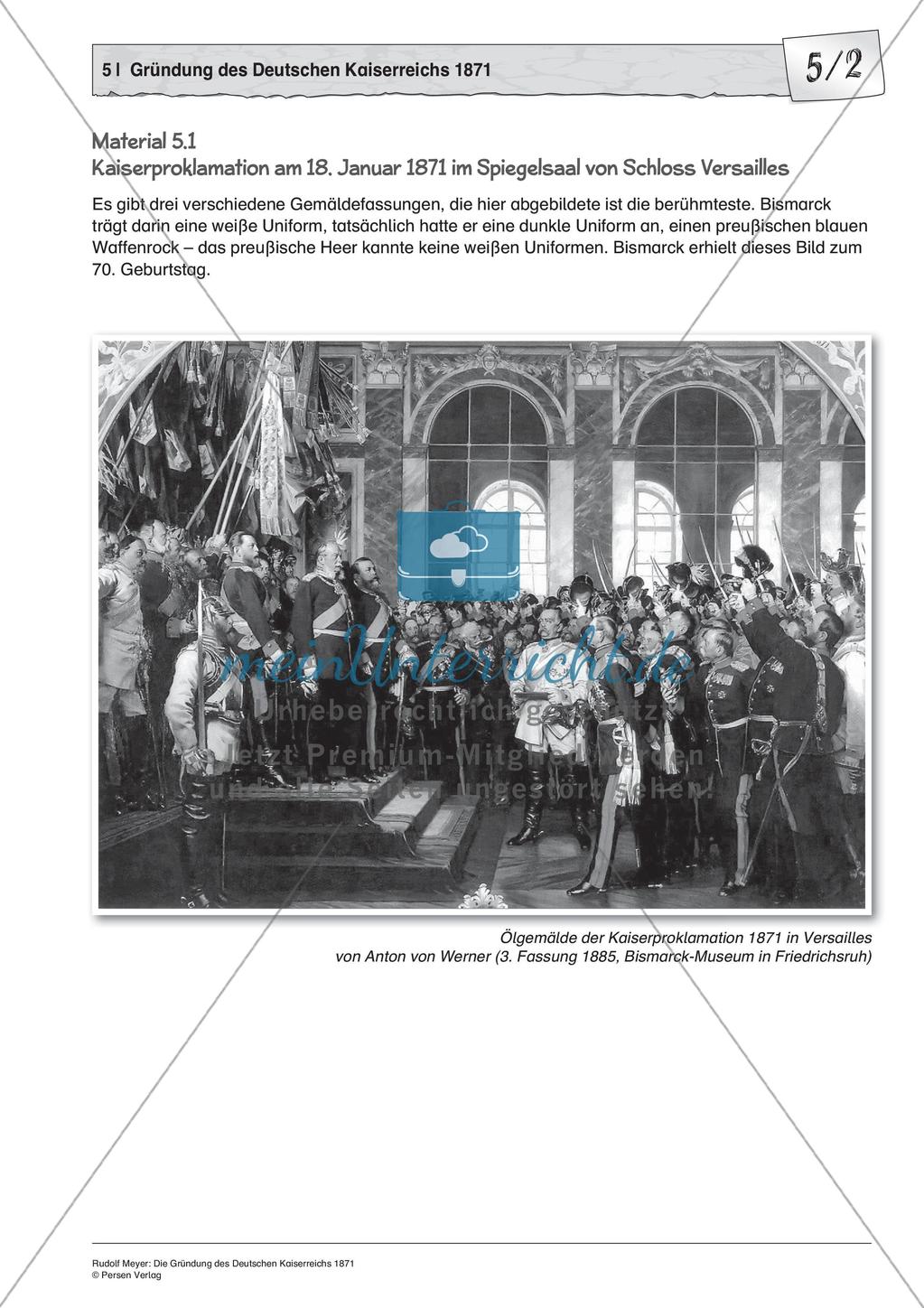 Die Gründung des Deutschen Kaiserreichs 1871 Preview 4