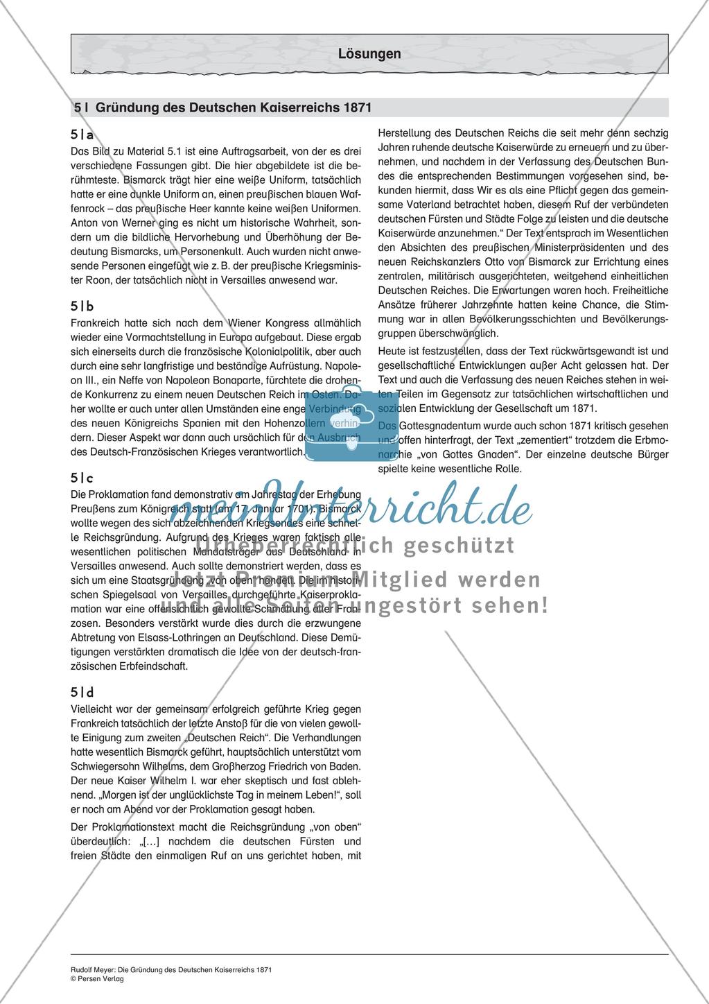 Die Gründung des Deutschen Kaiserreichs 1871 Preview 6