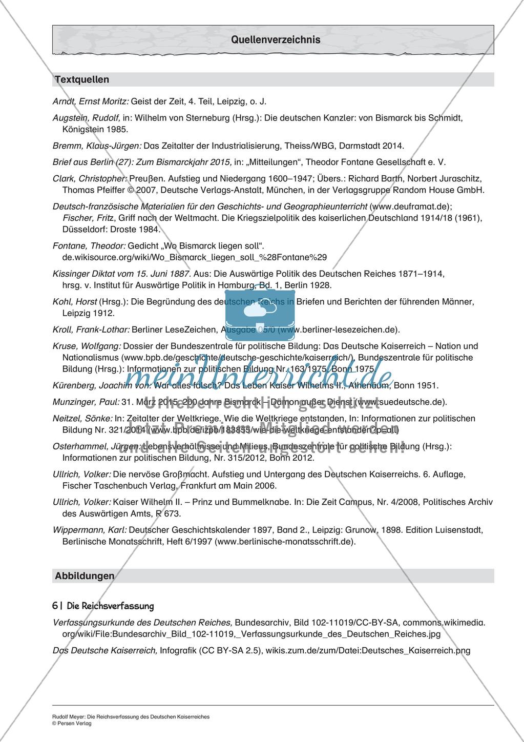 Die Reichsverfassung des Deutschen Kaiserreichs Preview 6