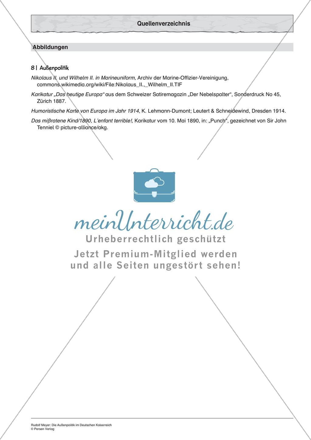 Die Außenpolitik im Deutschen Kaiserreich Preview 11