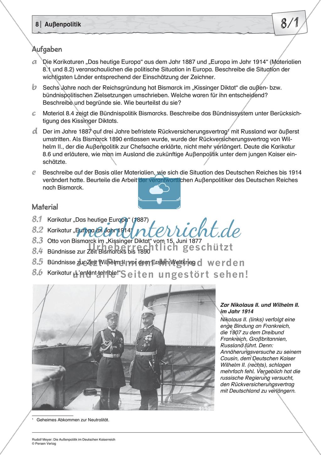 Die Außenpolitik im Deutschen Kaiserreich Preview 3