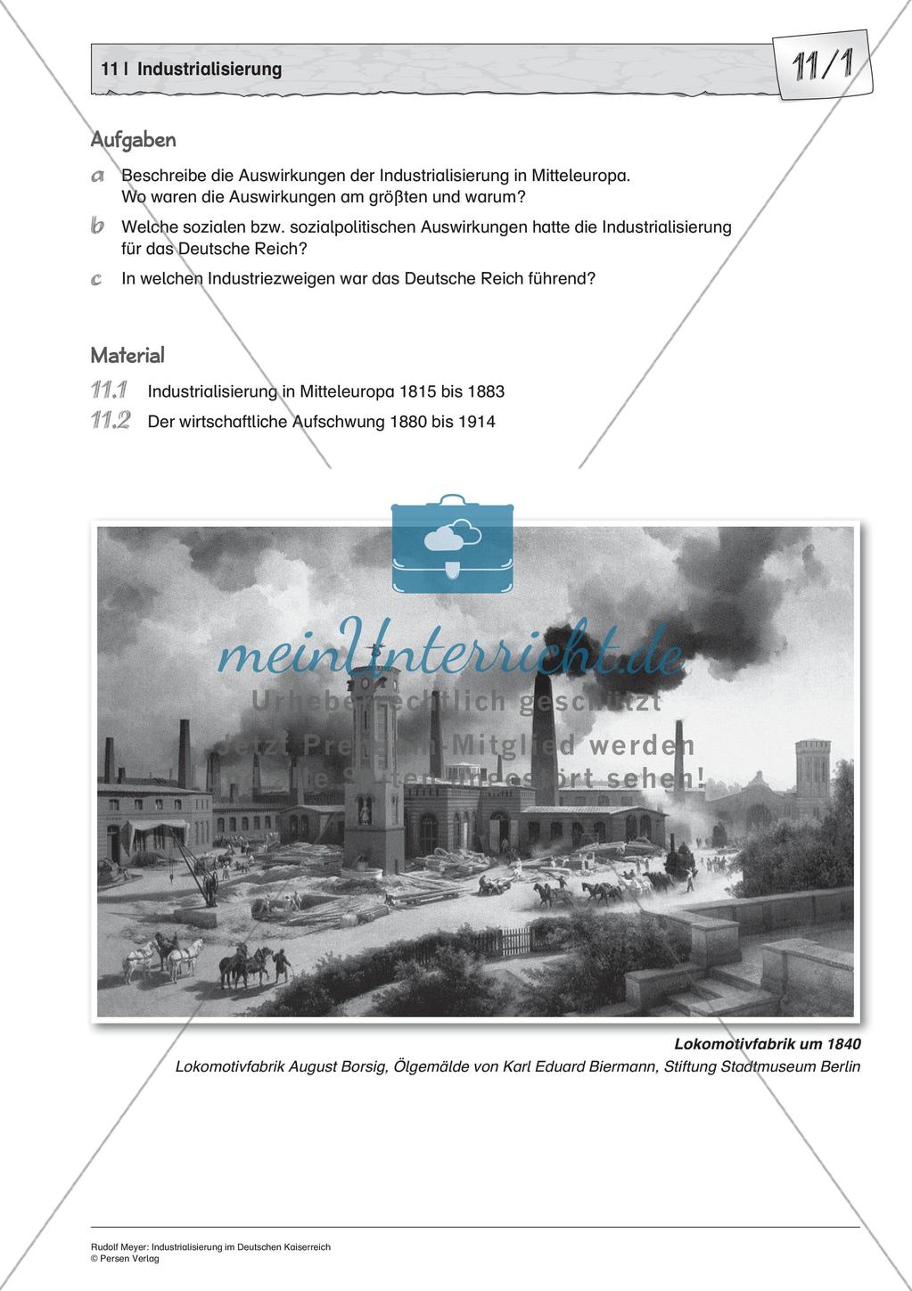 Industrialisierung im Deutschen Kaiserreich Preview 3