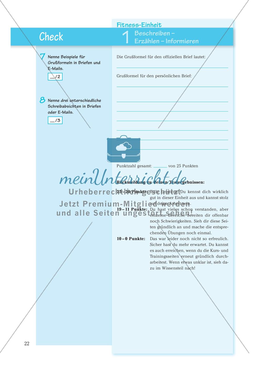 Textsortenunterscheidung: Beschreibung, Erzählung, Information Preview 16