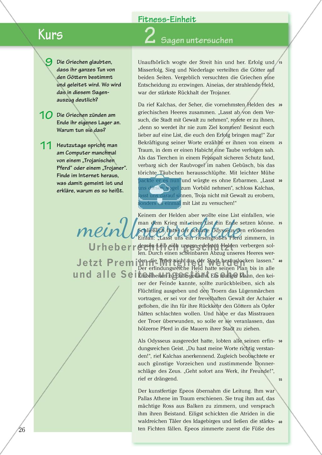Untersuchen und Gestalten von Texten: Sagen Preview 4