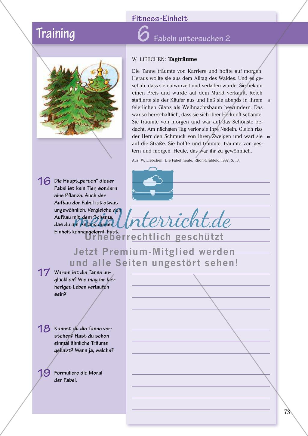 Untersuchen und Gestalten von Texten: Moral einer Fabel Preview 8
