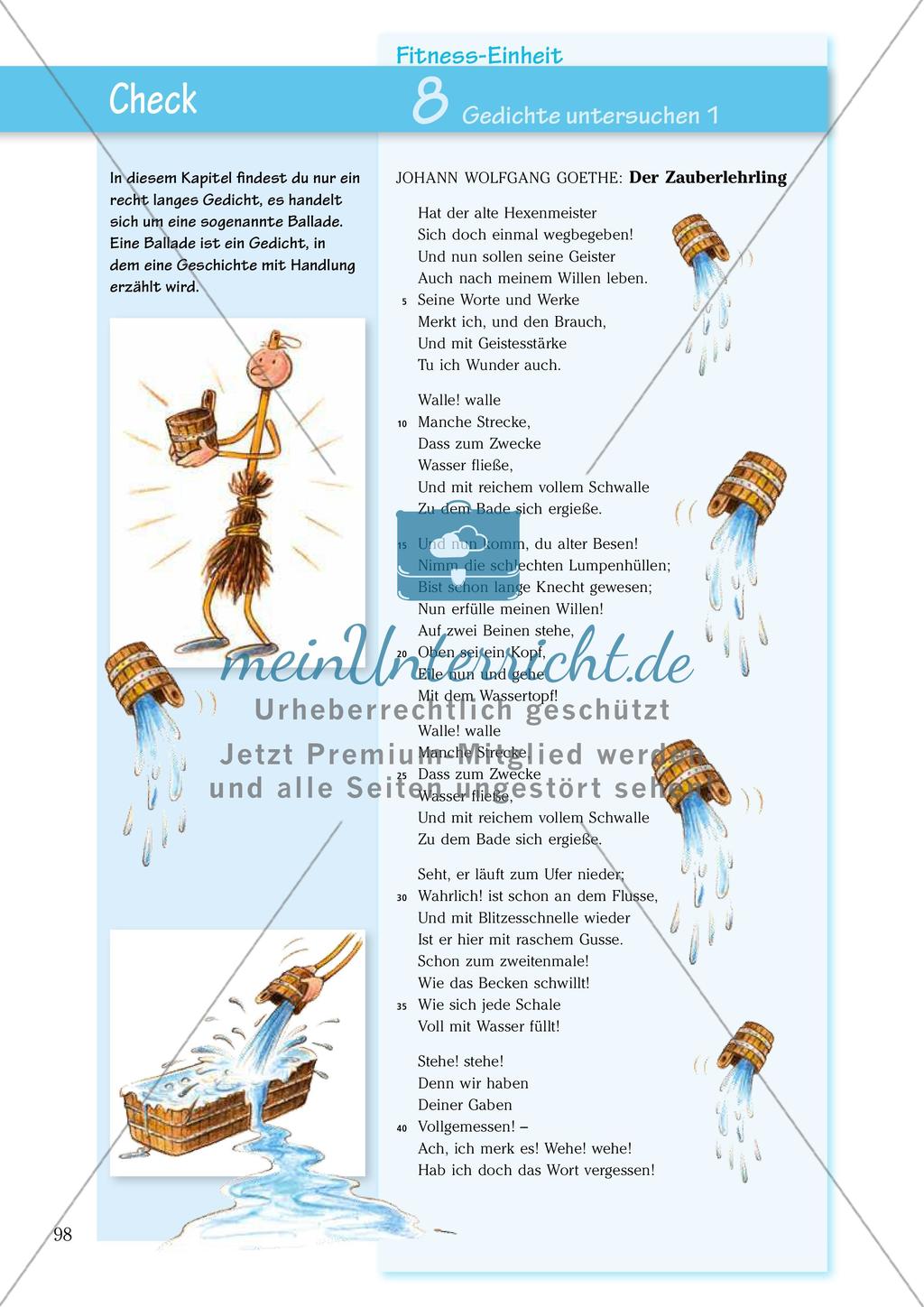 Untersuchen und Gestalten von Texten: Einführung Gedichte Preview 11