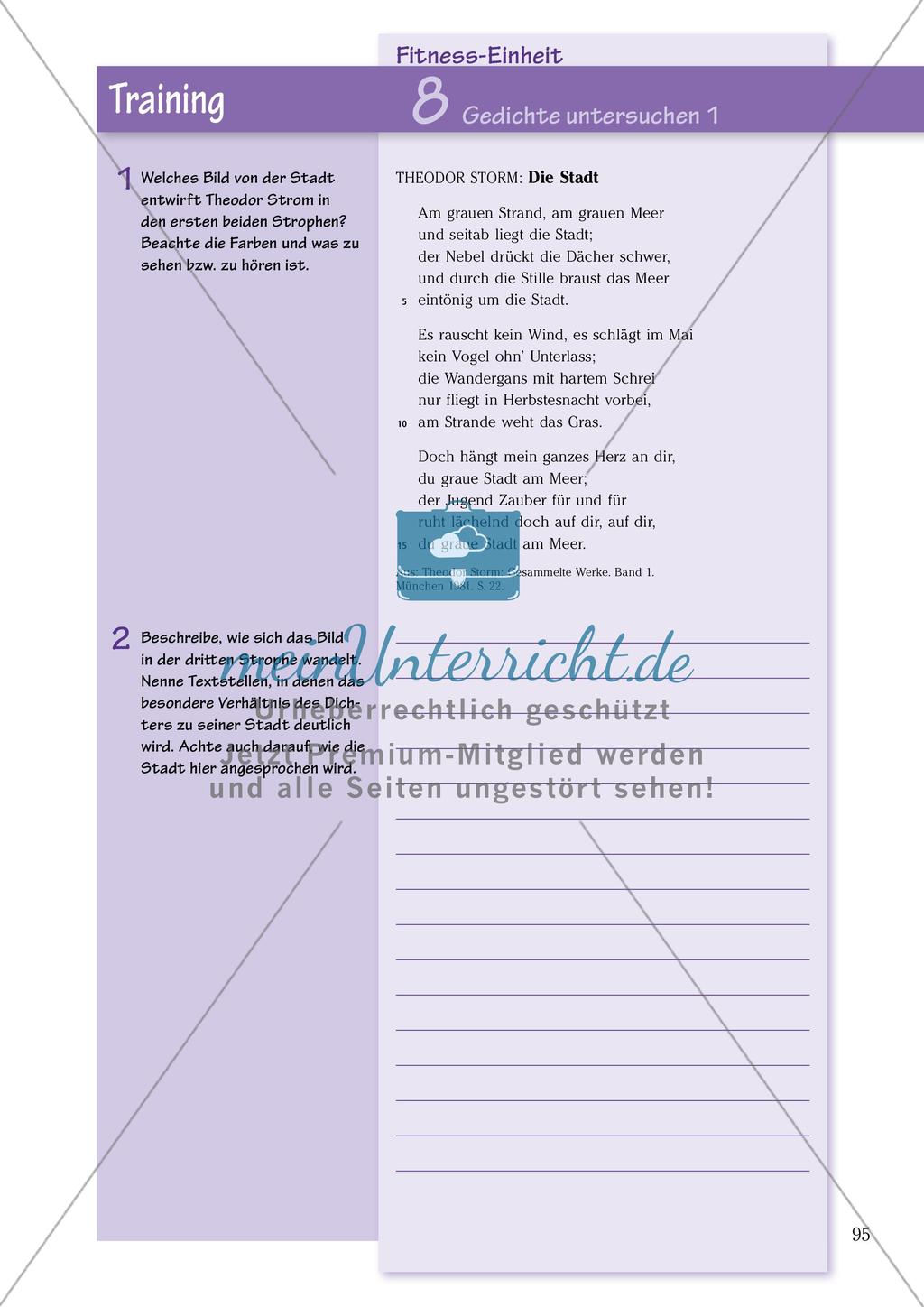 Untersuchen und Gestalten von Texten: Einführung Gedichte Preview 8
