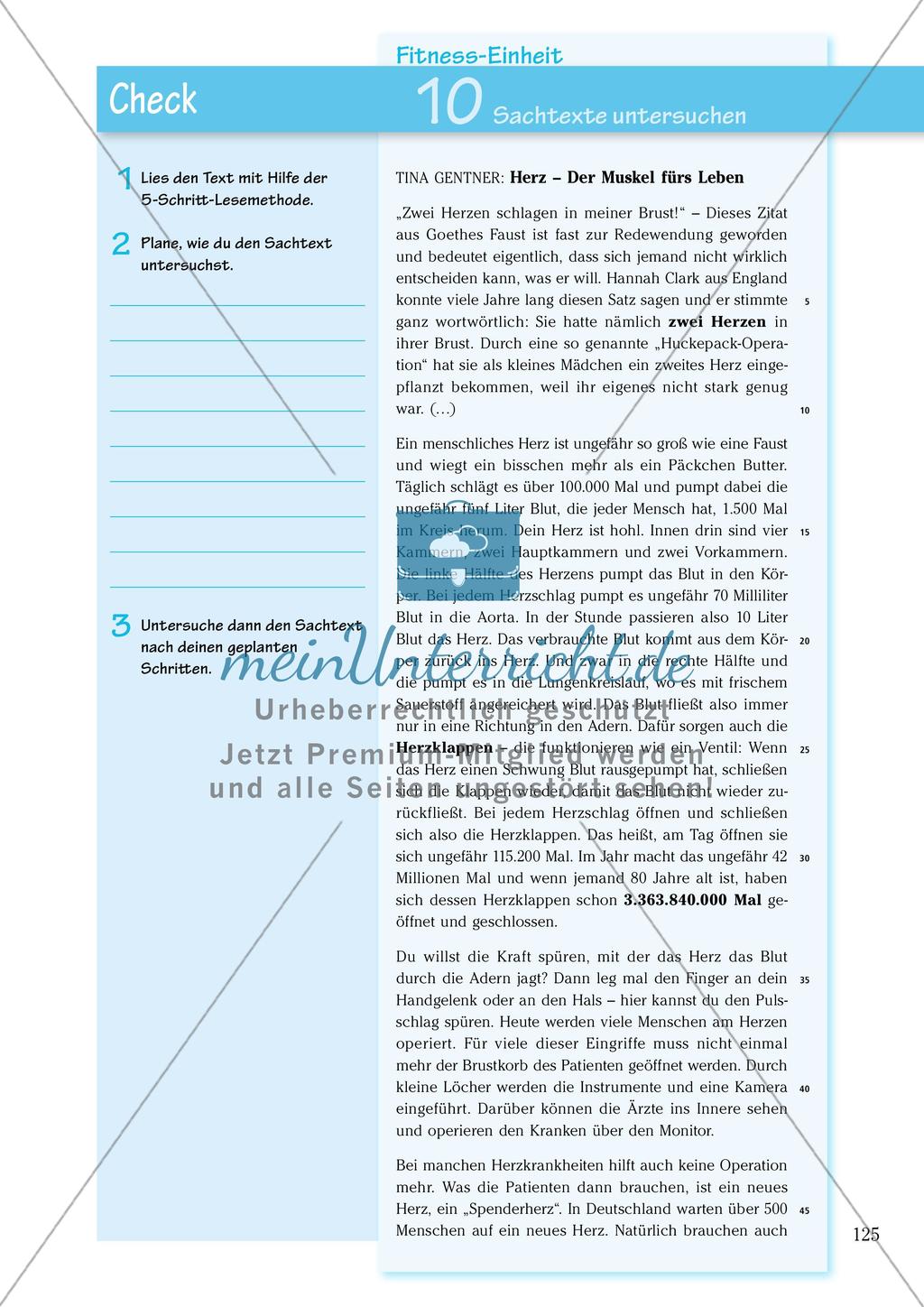 Untersuchen und Gestalten von Texten: Sachtexte Preview 11