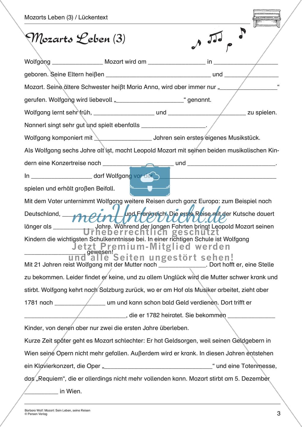 Mozart: Leben und Reisen Preview 5