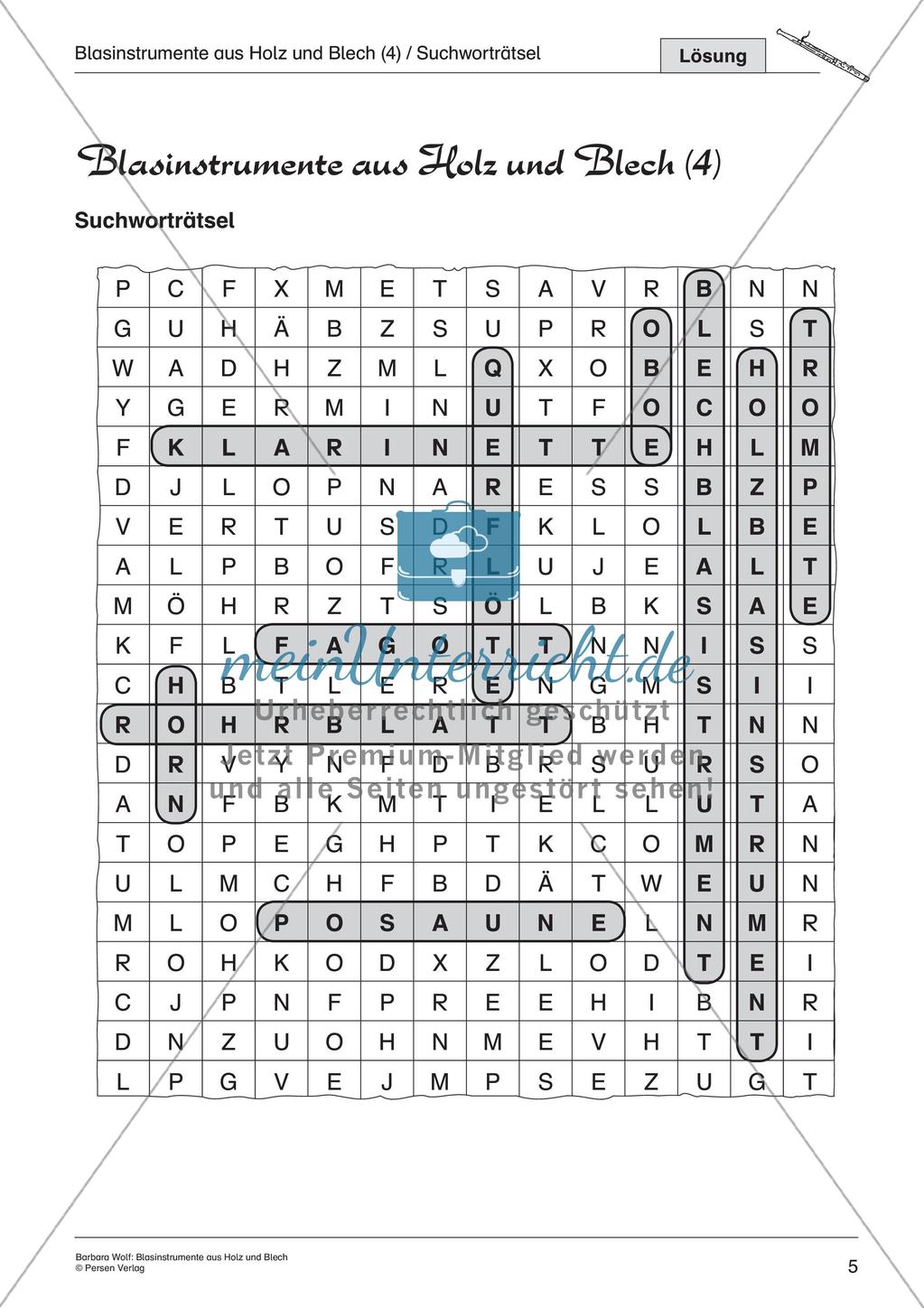 Blasinstrumente aus Holz und Blech Preview 7